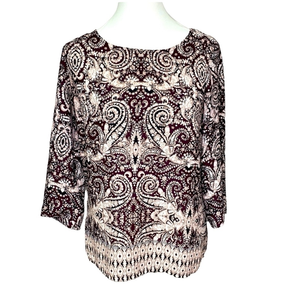 Cynthia Rowley Paisley Print Blouse